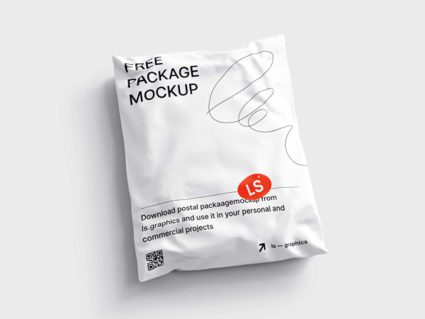 Free Poly Mailer Envelope Branding Mockup