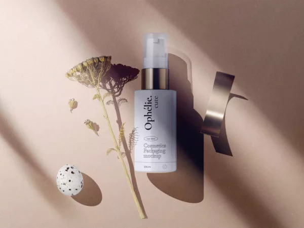 Cosmetic Spray Bottle Mockup