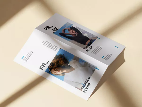 Bi-Fold DL Flyer Mockup