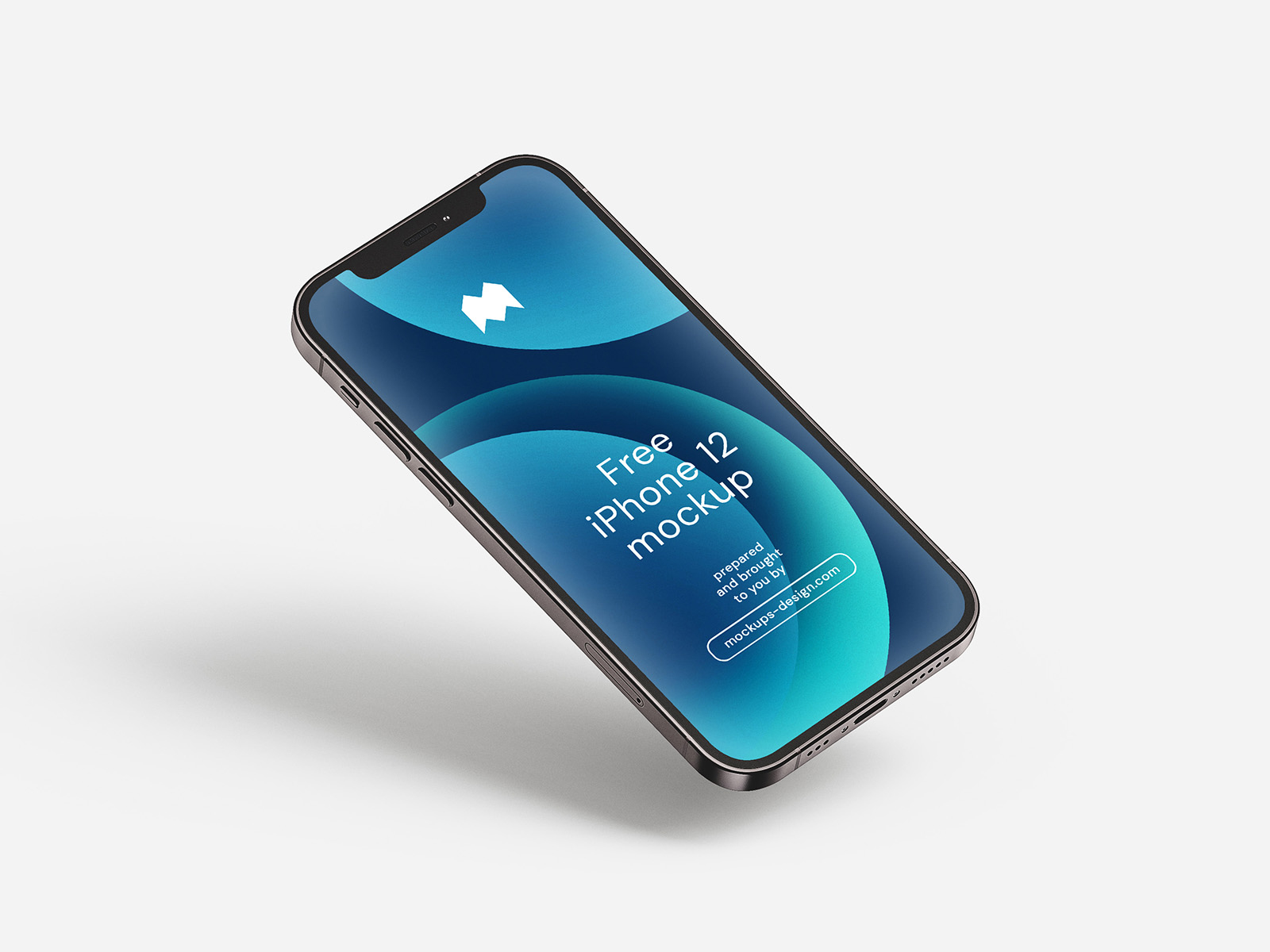 Free iPhone 12 PSD Mockup