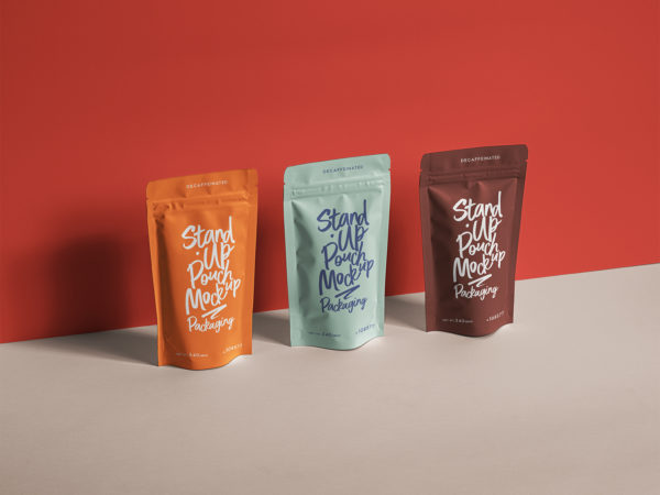 Stand-Up Pouch Packaging Mockup