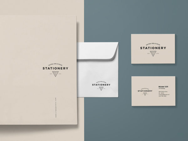 Brand Identity Free Mockup Scene