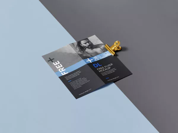 Bi-Fold DL Flyer Mockup