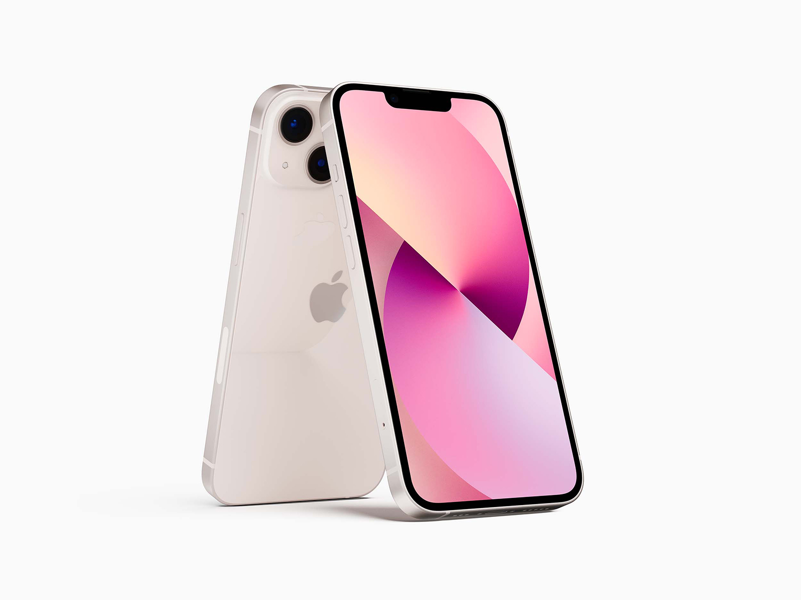 Free iPhone 13 Mockup in All Colors Starlight