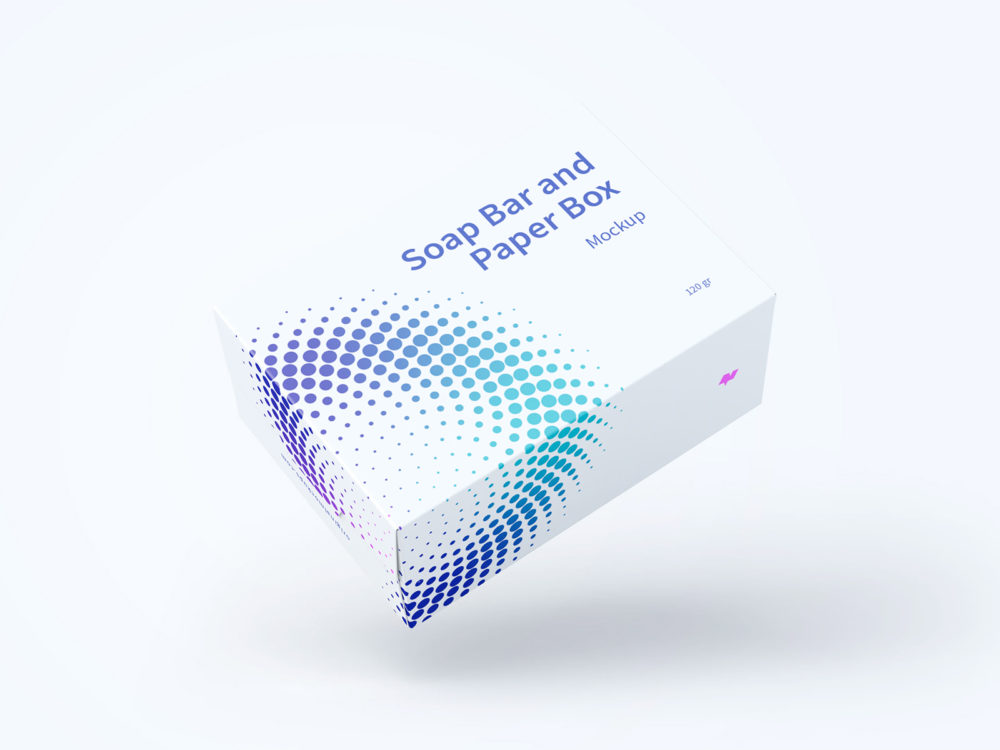 Soap Packaging Paper Box Mockup