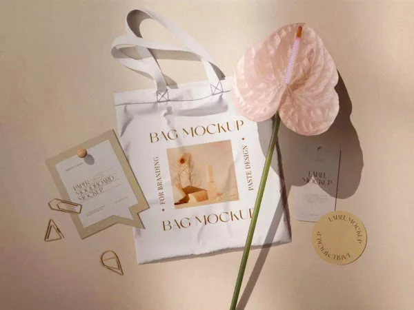 Canvas Tote Bag Mockup