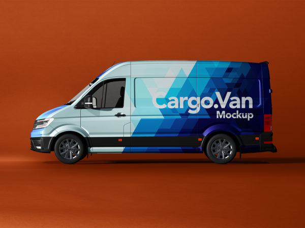 Free Van Wrapping Mockup