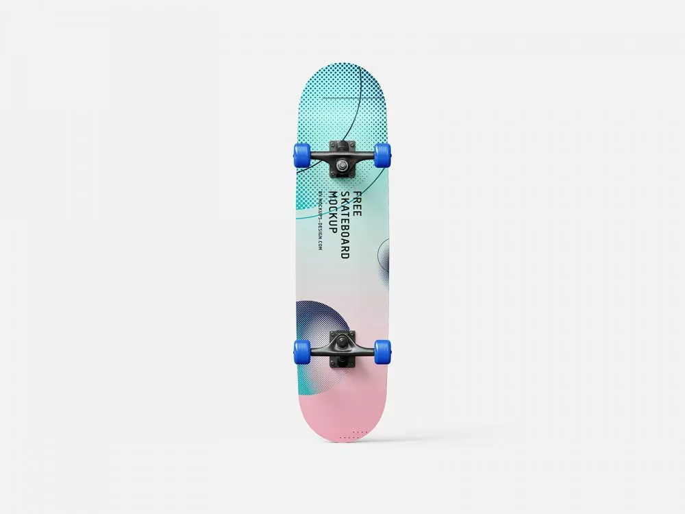 Skateboard Design Free Mockup