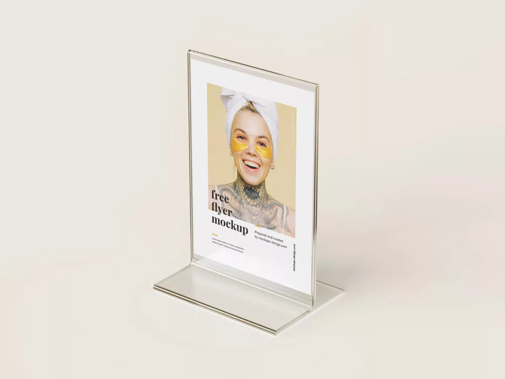 Table Tent Branding Free Mockup