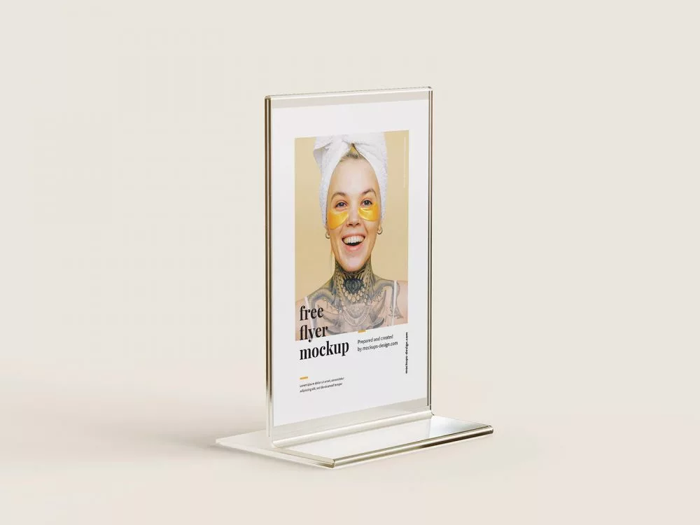 Table Tent Branding Free Mockup