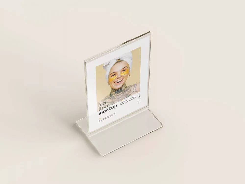 Table Tent Branding Free Mockup