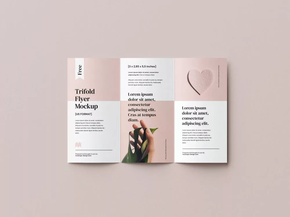 Flyer Free Mockup Scene