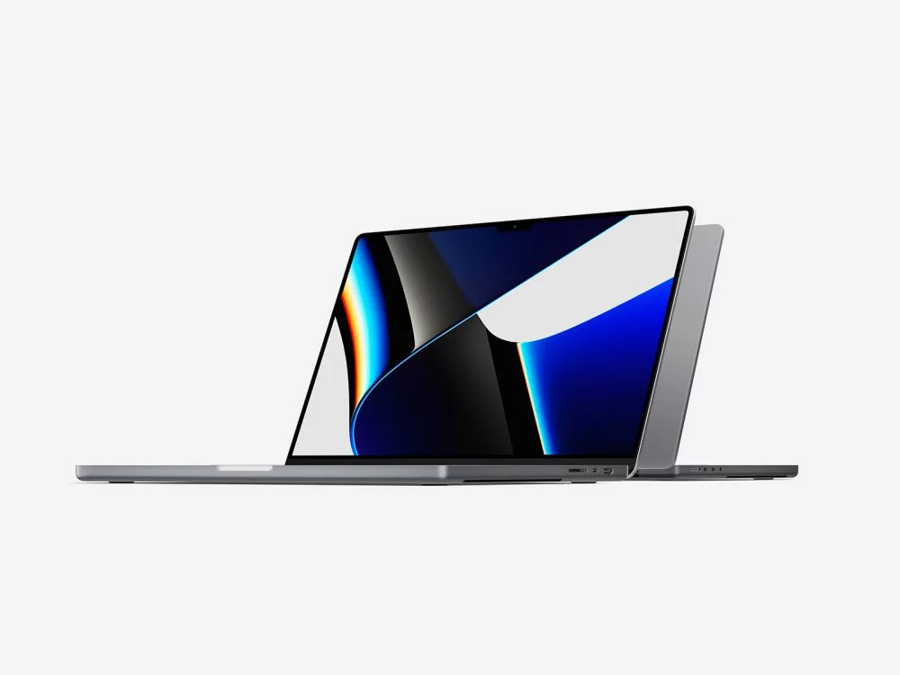 Free MacBook Pro 16 inch Photoshop, Sketch, Figma Mockup