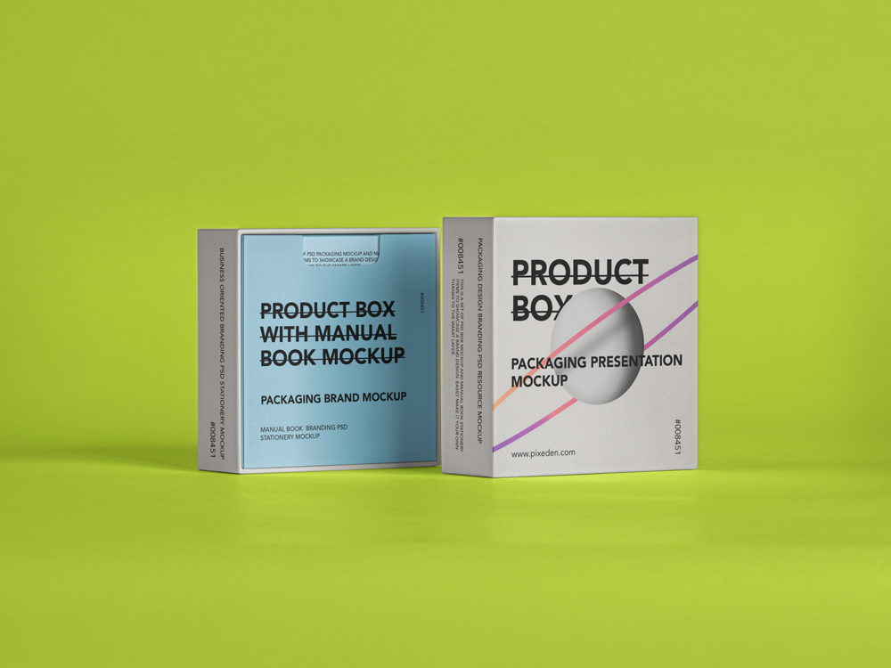 Product box mockup free scene | free mockup