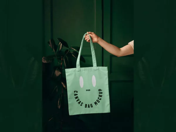 Canvas Bag PSD Mockup