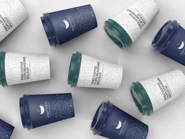 Free Coffee Cup Branding PSD Mockup