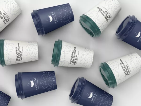 Free Coffee Cup Branding PSD Mockup