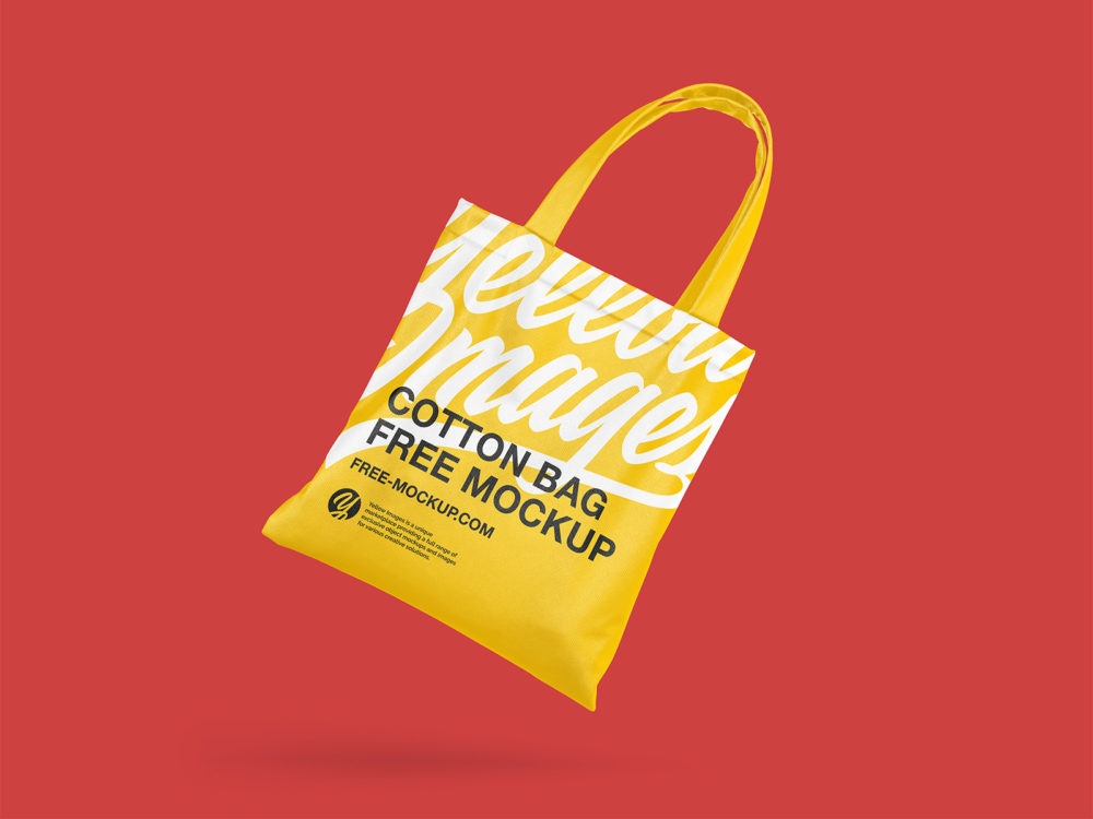 Free Cotton Bag Mockup PSD