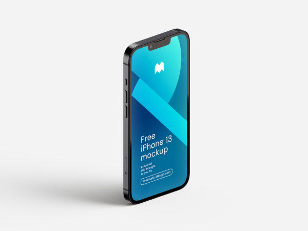 Free iPhone 13 UI/UX Presentation Mockup