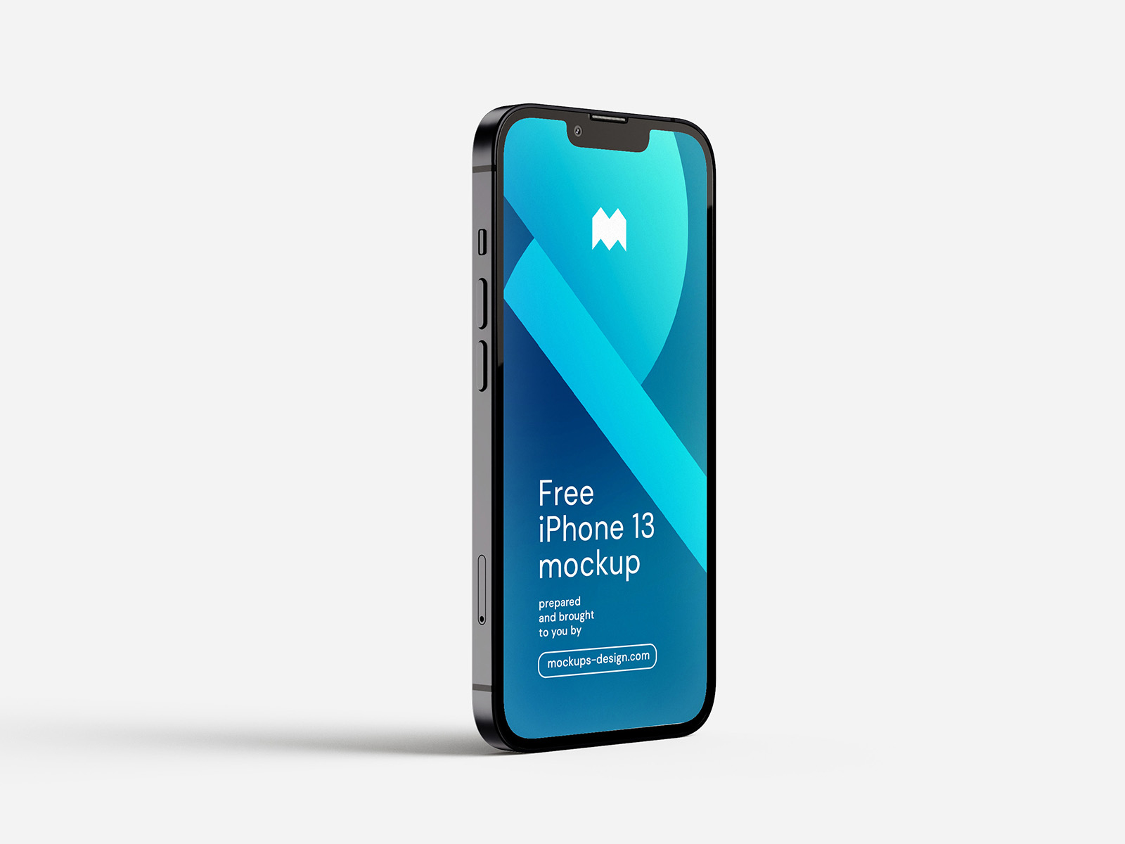 Free iPhone 13 UI/UX Presentation Mockup