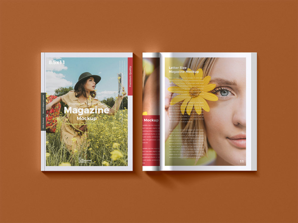 Magazine Free PSD Mockup