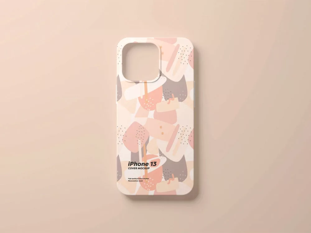 Free iPhone 13 Pro Cover Case Mockup