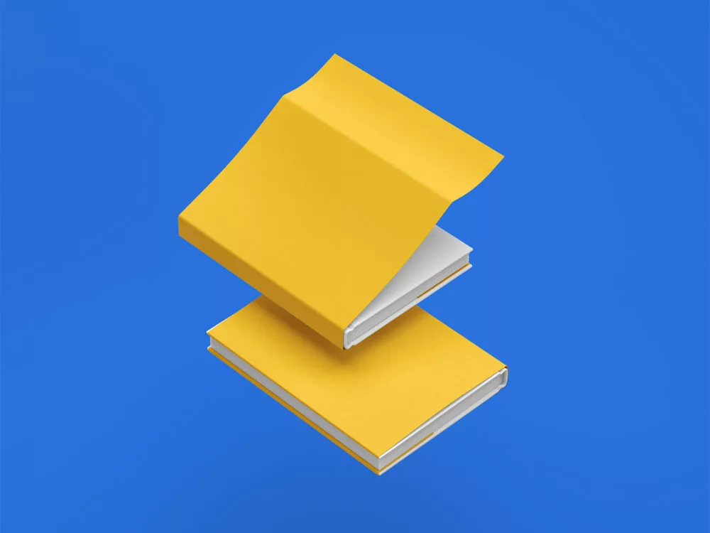 Free Dust Jacket Book PSD Mockup