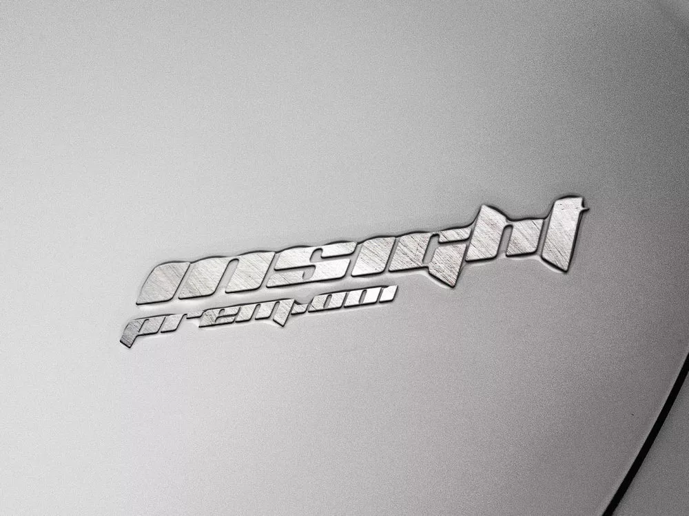 Free Metal Engraved Logo Mockup