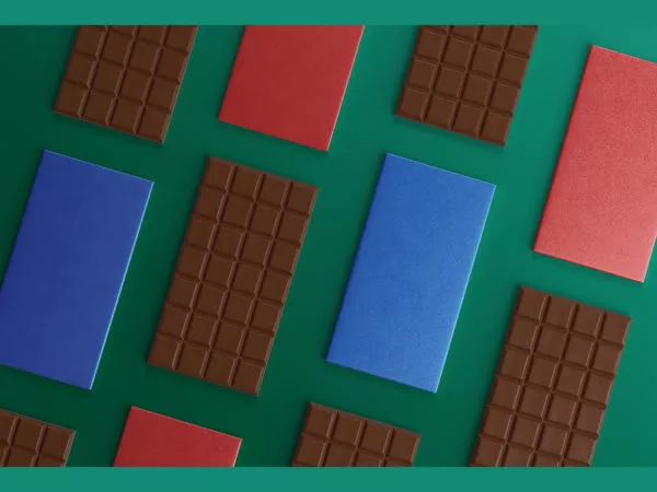 Chocolate Bar Label Free PSD Mockup
