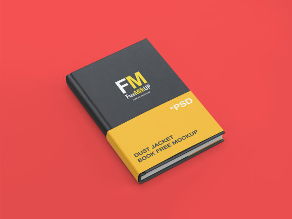 Dust Jacket Book Free Mockup PSD