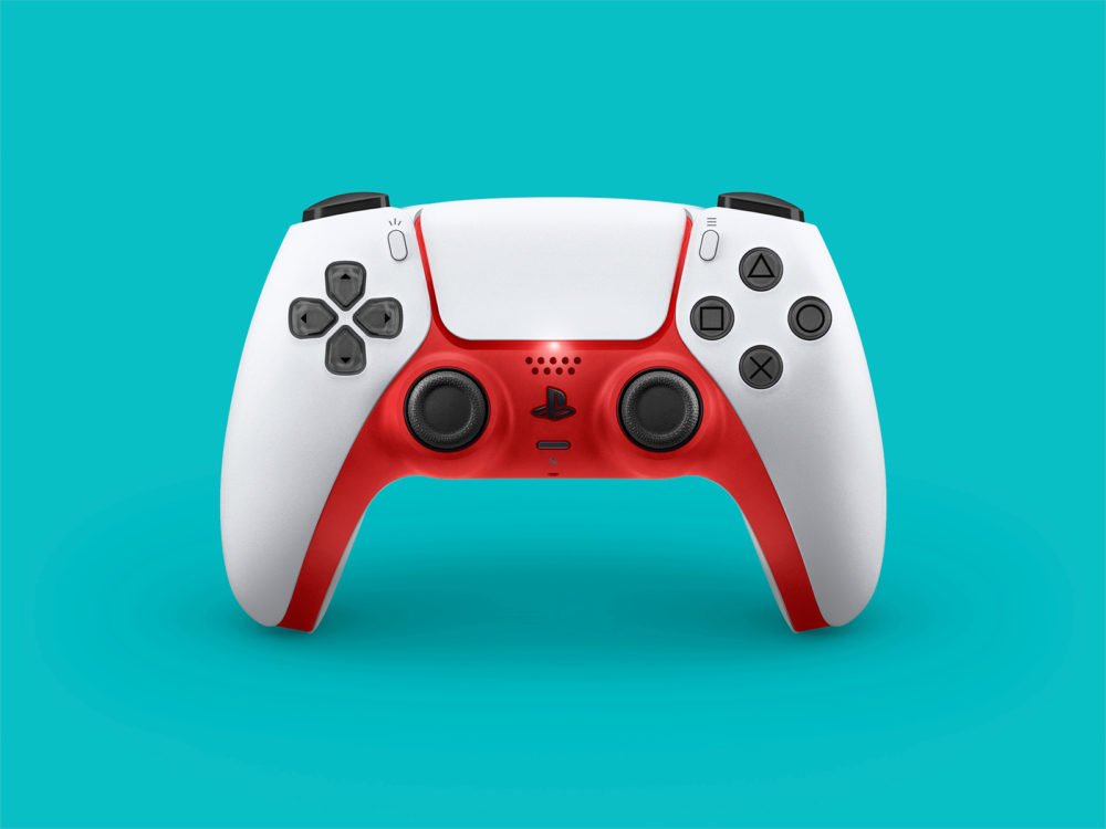 PlayStation 5 Controller PSD Mockup – Free Download