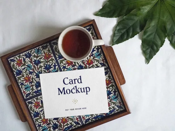 Postcard Mockup (PSD Template)