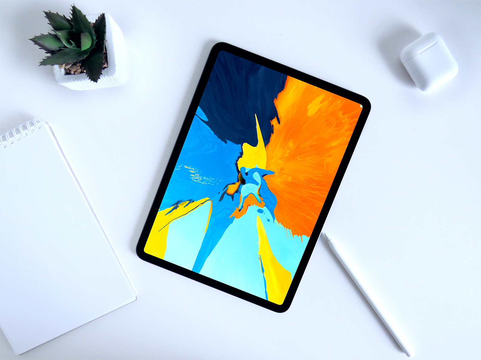 Apple iPad Pro PSD Free Mockup