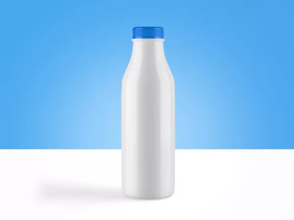 Milk Bottle PSD Mockup