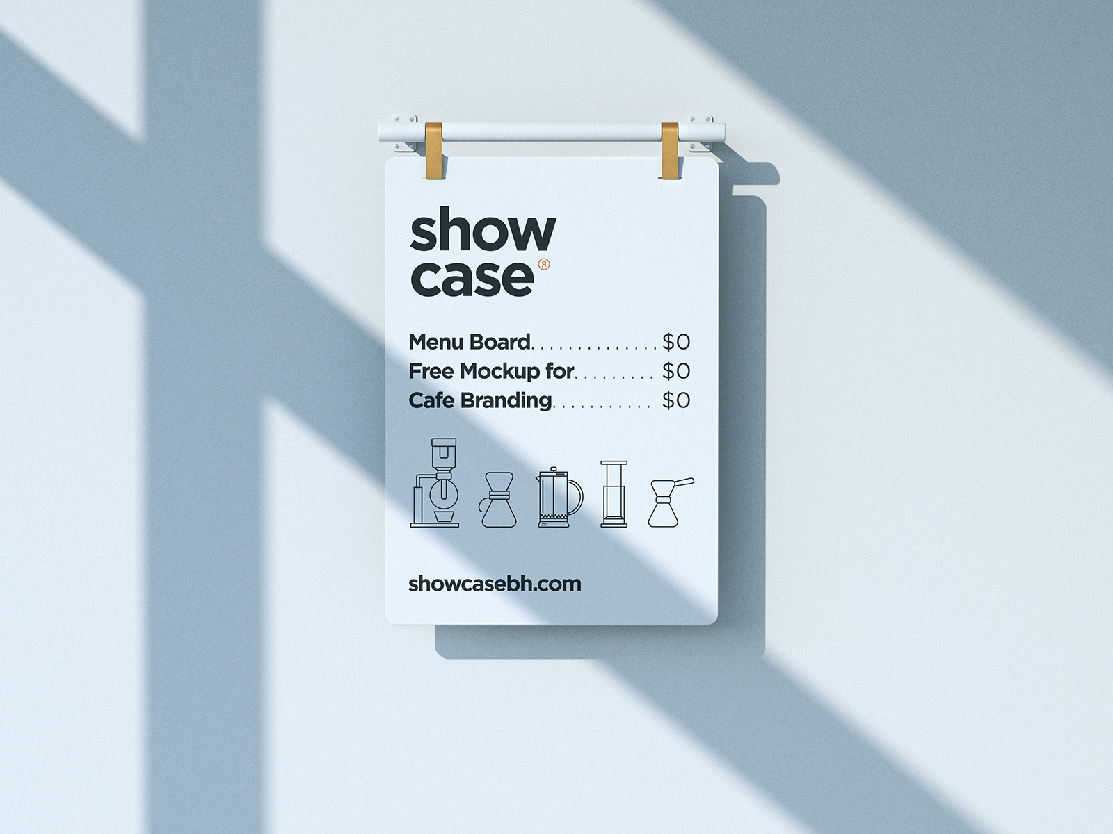 Free menu mockup the free mockup
