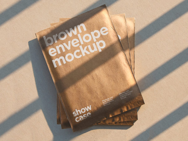 Free Paper Mailing Bag Mockups PSD