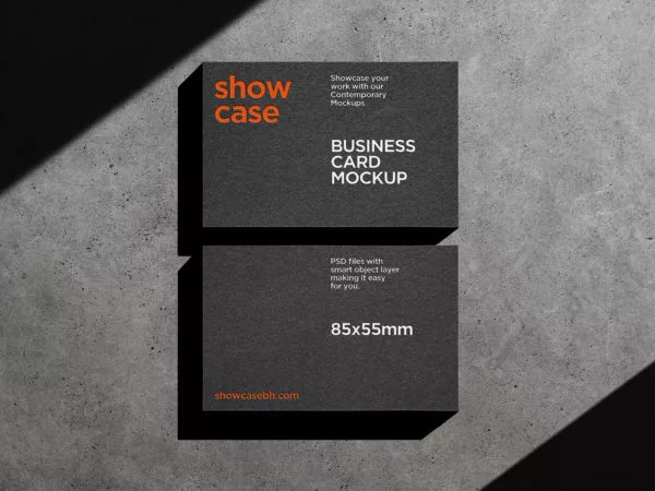 Business Card Stationery PSD Mockup