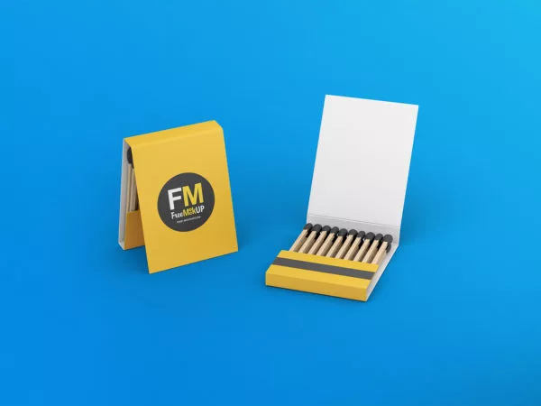 Matchbook PSD Template Mockup