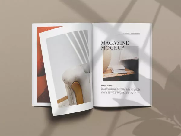 A4 Magazine Mockup