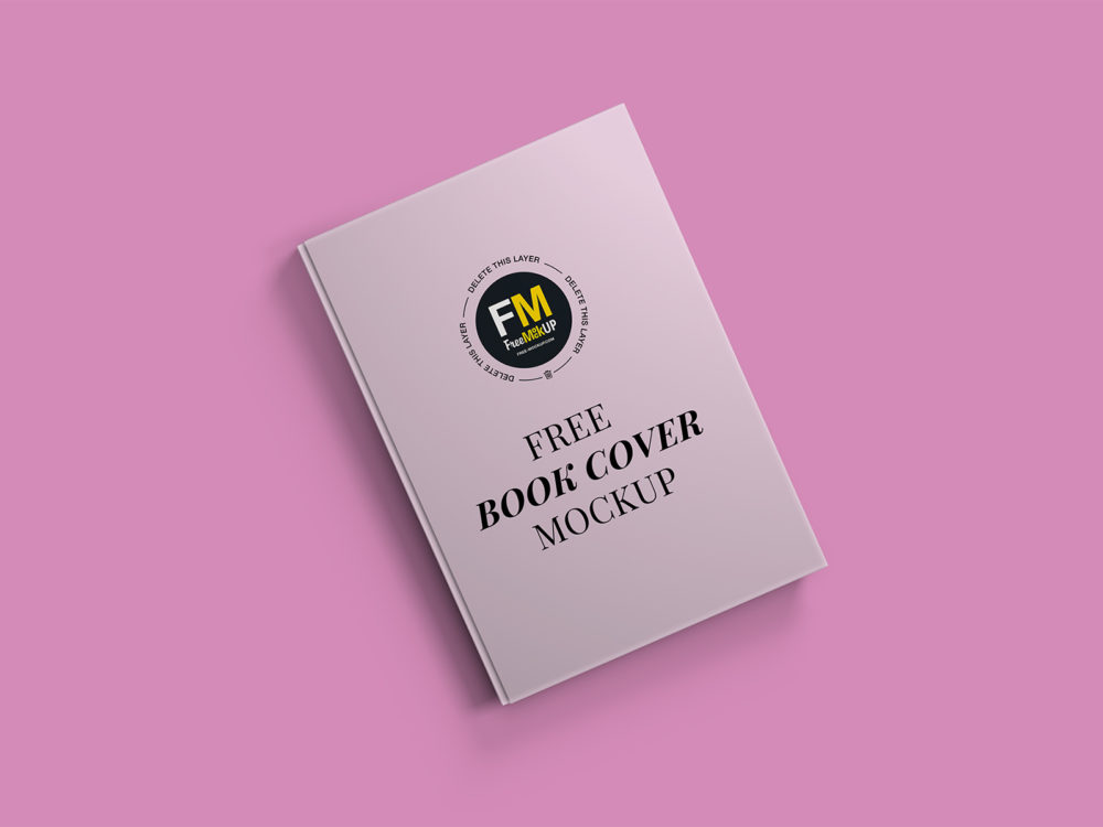 Free Book Cover PSD Mockup