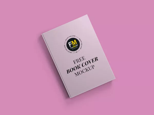 Free Book Cover PSD Mockup