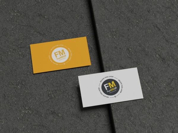 Business Card Mockup Free Scene