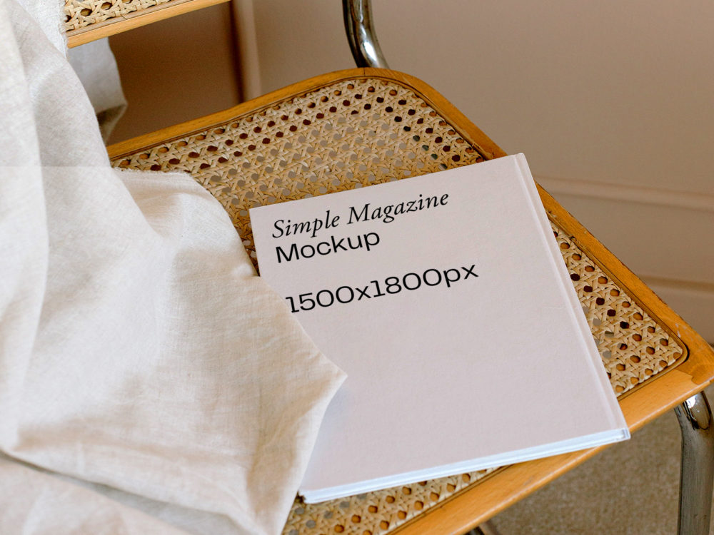 Free Magazine Cover Mockup