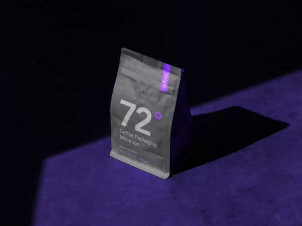 Free Coffee Bag Mockup