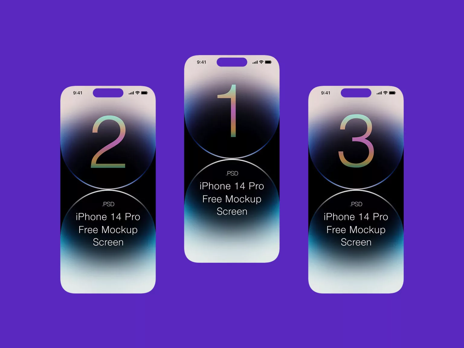 Free iPhone 14 Pro UI App Presentation Mockup Multiple Screens – Free ...
