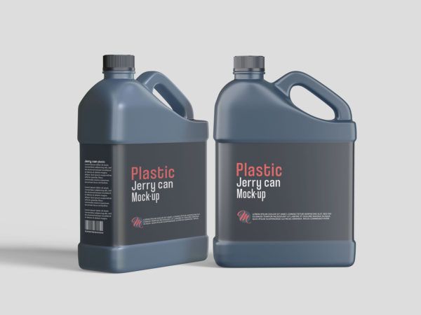 Free Plastic Jerry Can Mockup PSD