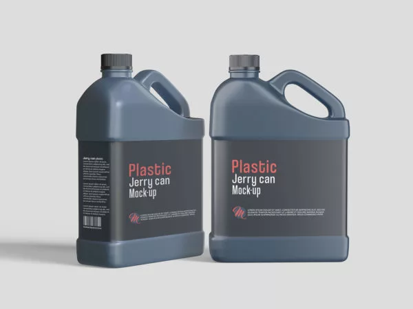 Plastic Jerry Can Mockup PSD