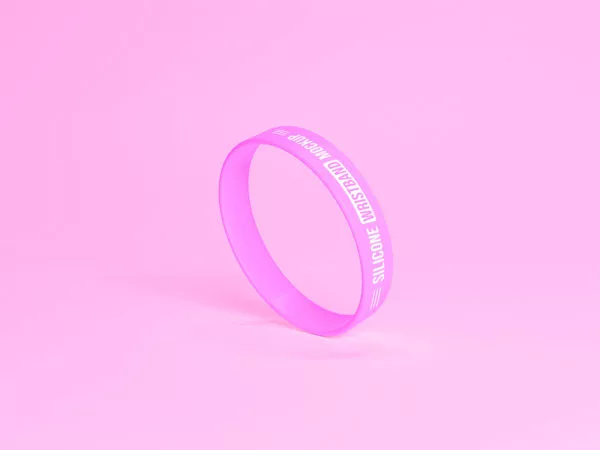 Silicone Wristband PSD Mockup
