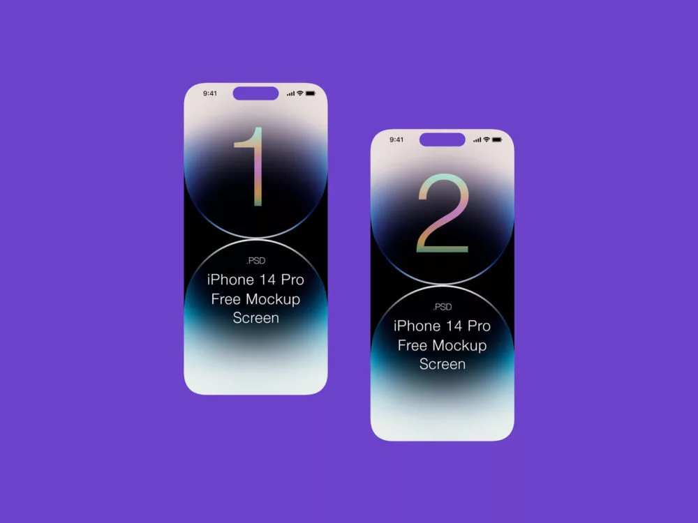 iOS UI App Screen Presentation Mockup