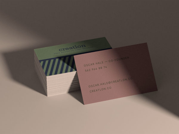 Business Card Mockup Stationery PSD